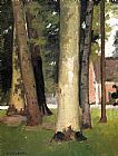 Yerres, Through the Grove, the Ornamental Farm by Gustave Caillebotte